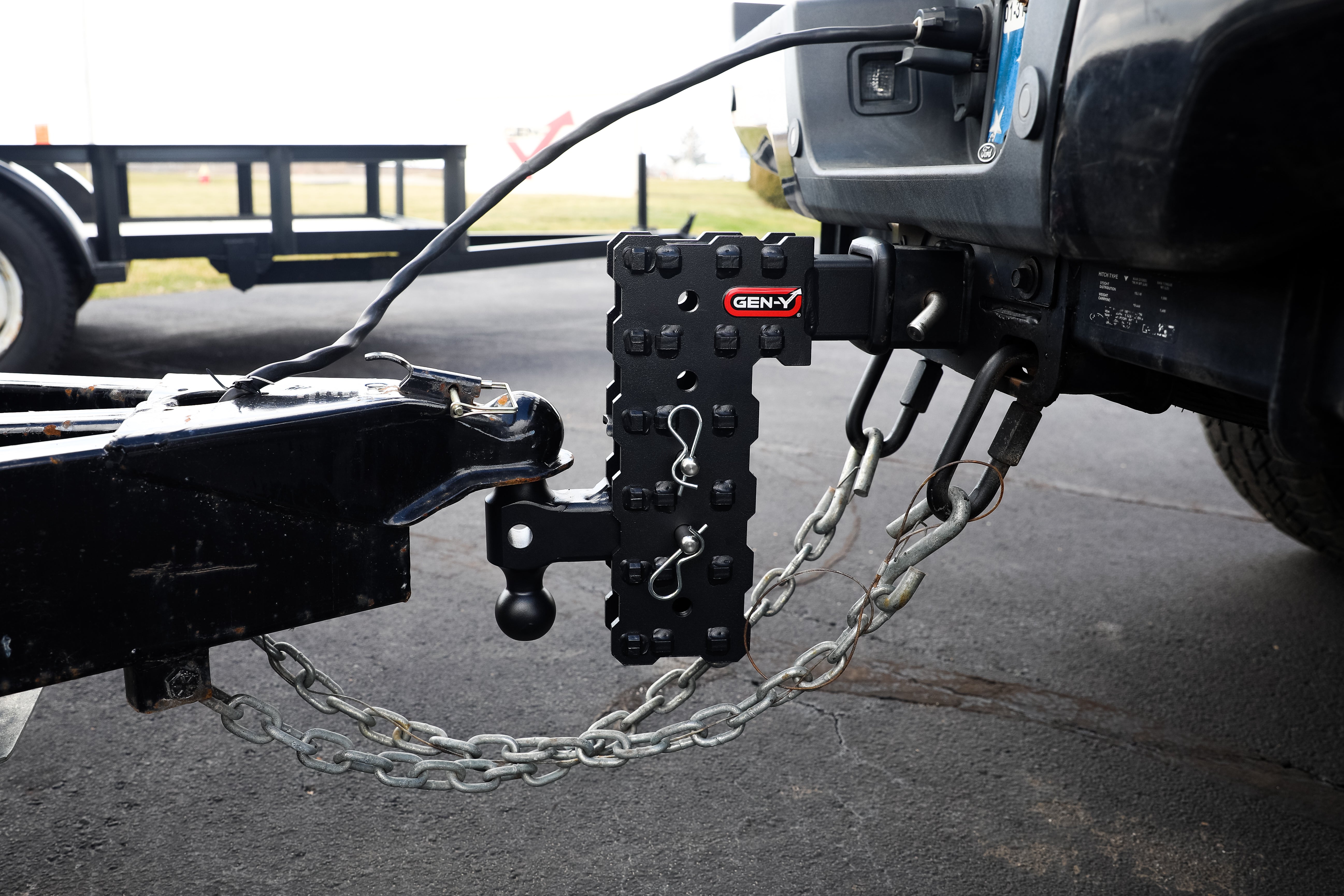 GEN-Y Hitch PHANTOM-X 2.5-Inch Solid Shank Drop Hitch with 10-Inch Drop and 16,000 lbs Towing Capacity