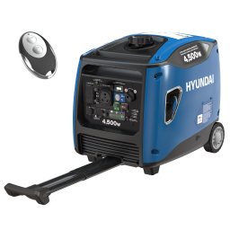 The Hyundai HY4500RVi was built to take the hassle out of powering your electronics. Why bother getting out of bed to pull recoil cord a few times and aggravate your shoulder when you can roll over, press the remote ON button and get your coffee brewing.