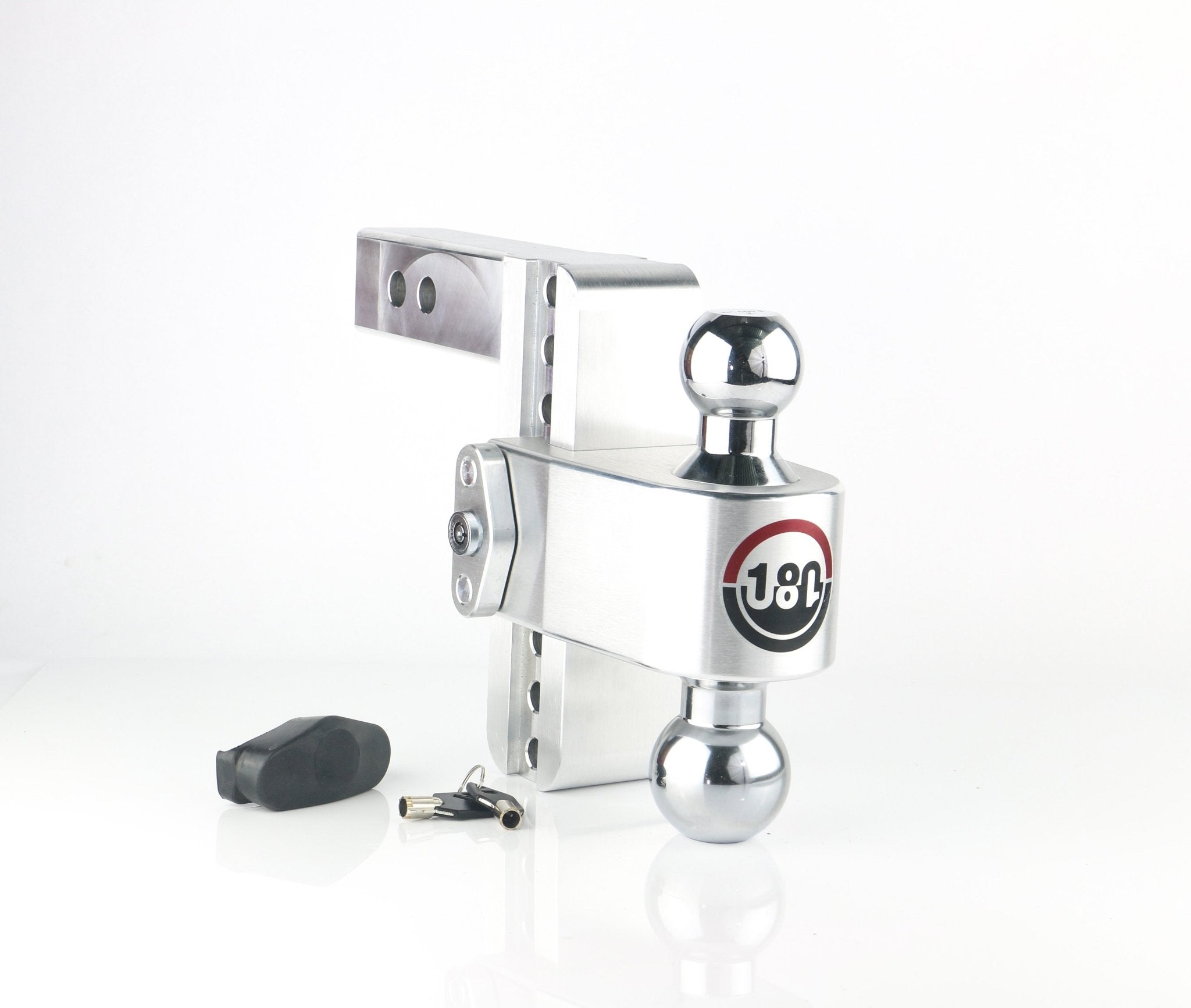 180 TURNOVER BALL 6" DROP HITCH W/ 2" SHANK & CHROME PLATED 2 & 2-5/16" BALL W/W503 CTB6-2 - Imex RV And Auto Parts