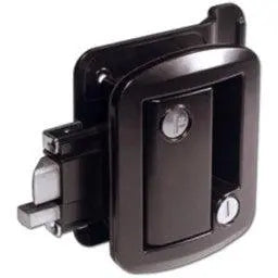 Travel Trailer Door Lock Black For RV Entry Doors 43610AL-2006-1PK - Imex RV And Auto Parts