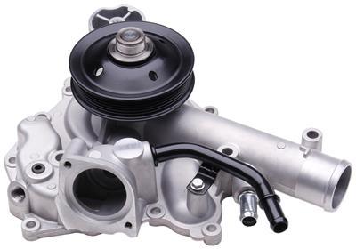 The Gates 43559 Water Pump is a premium engine water pump designed for reliable and efficient performance. It is constructed with high-quality alloy materials and undergoes rigorous testing for seals, bearings, and castings to ensure durability and functionality. This water pump is engineered to meet or exceed OEM specifications, making it a dependable choice for vehicle cooling systems.