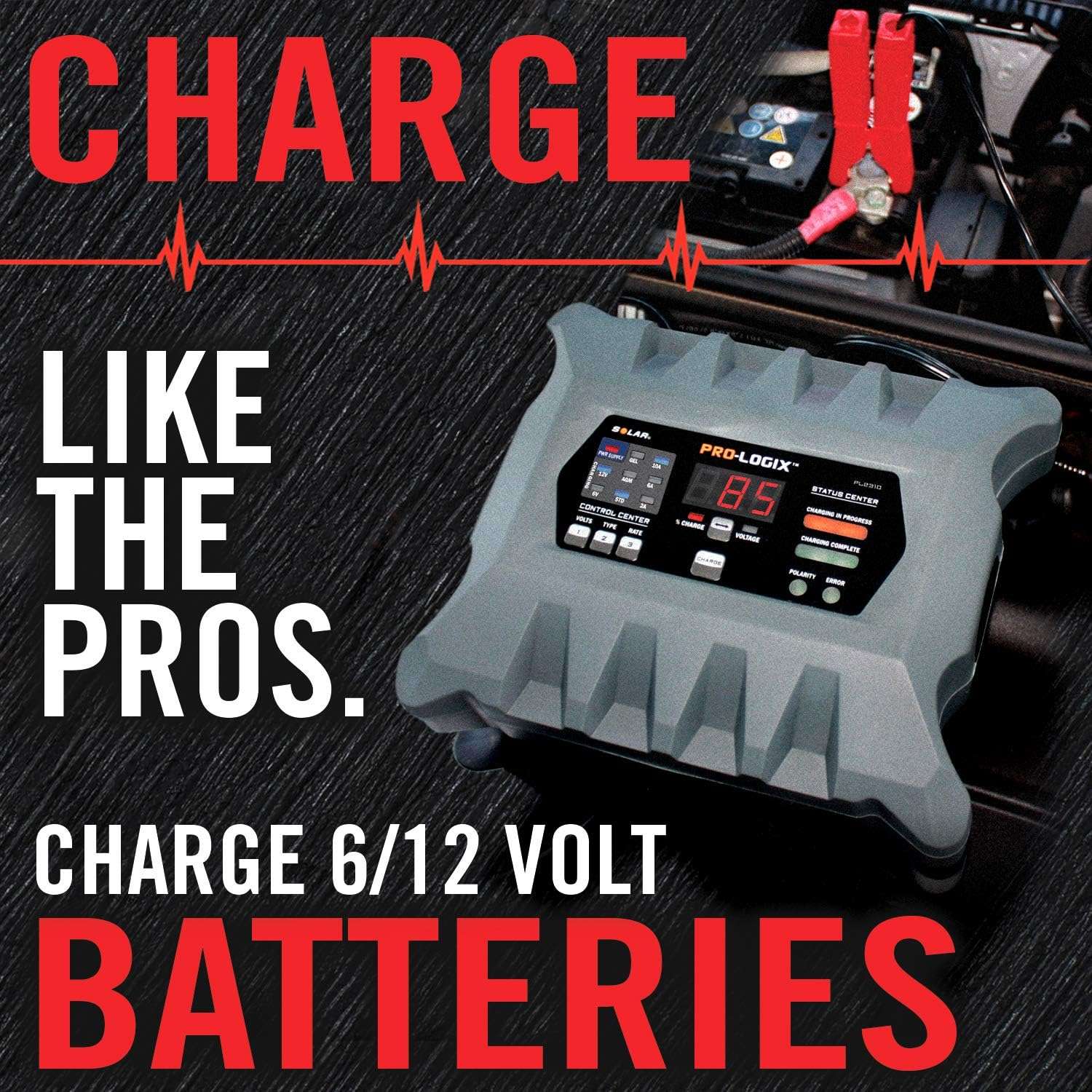 Solar PL2310 Pro-Logix 10-Amp Battery Charger