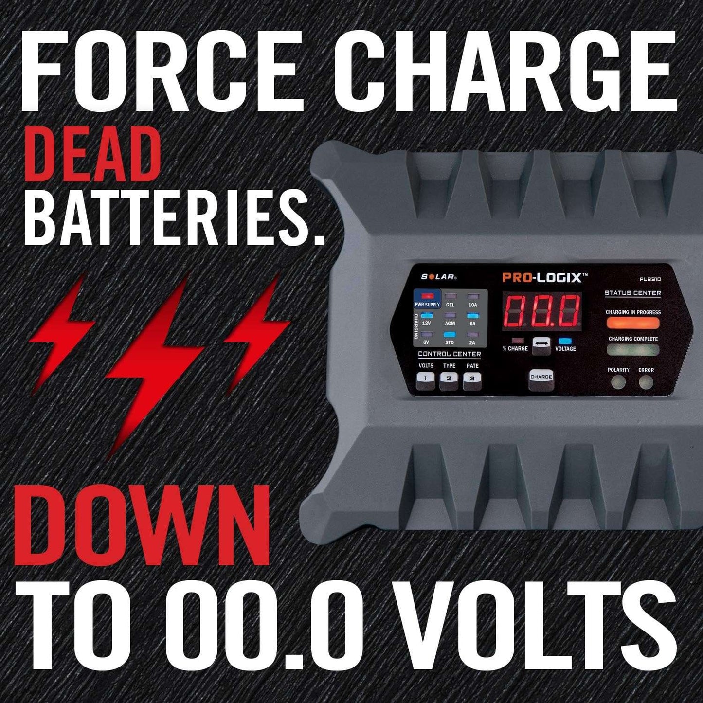 Solar PL2310 Pro-Logix 10-Amp Battery Charger