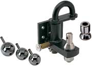 Convert-A-Ball Bolt-on Pintle Hitch with 3 Stainless Steel Balls - Part Number PH-1