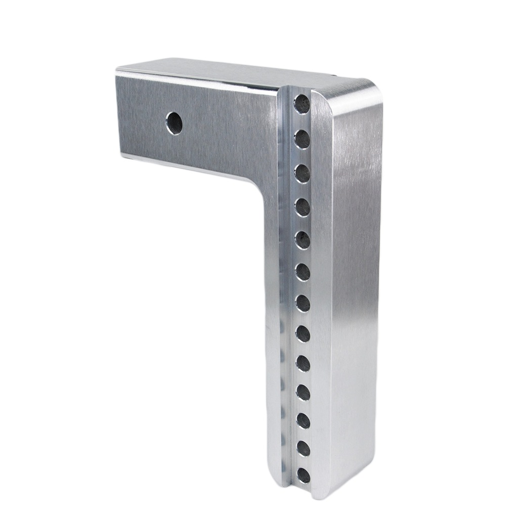 Weigh Safe Aluminum Draw Bar with 10-inch Drop and 3-inch Shank – HDKJ Part Number DB10-3