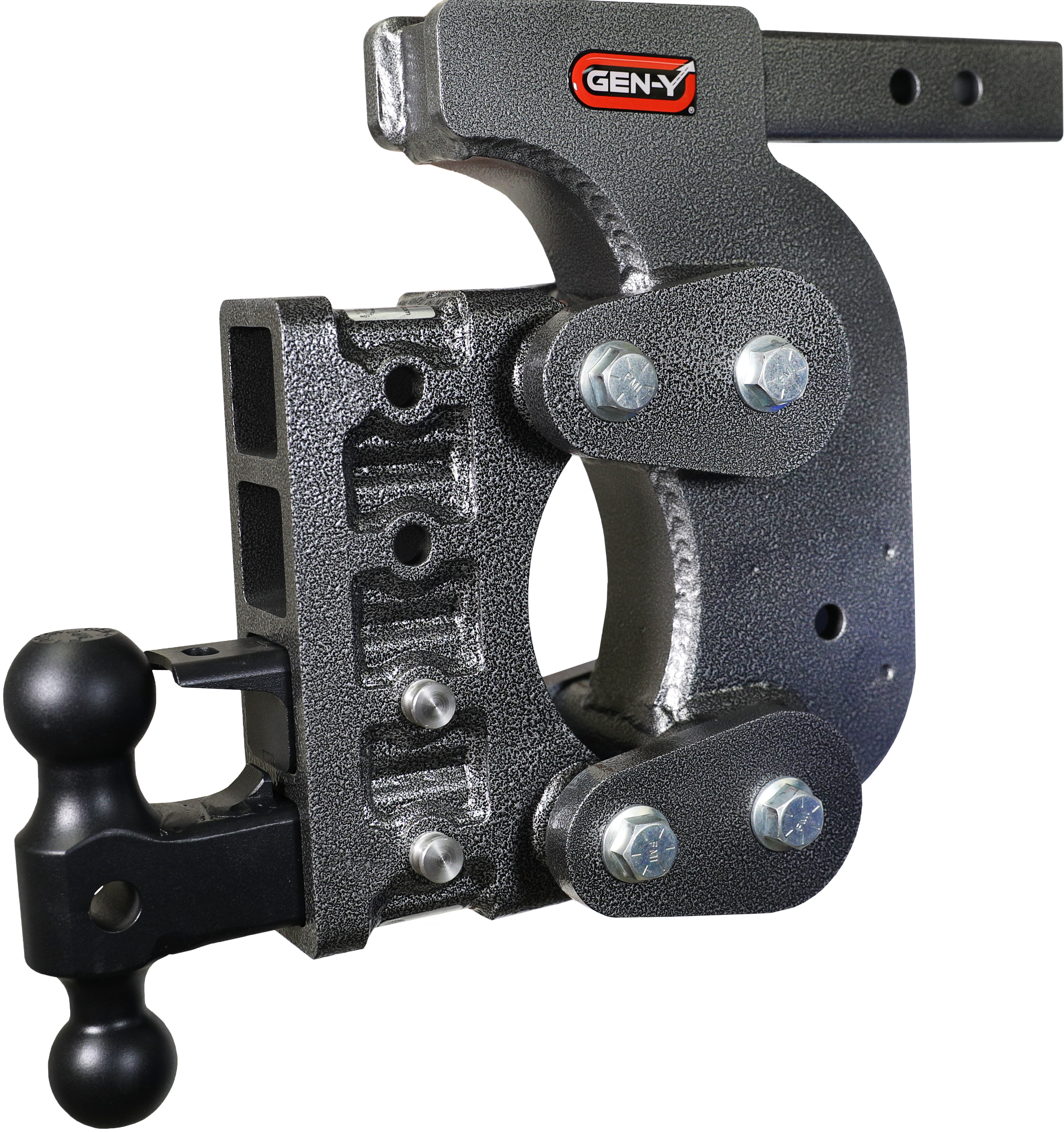 GEN-Y Hitch GH-1424 Drop Hitch – Adjustable Towing Solution with 12.5-Inch Drop, 16,000 LB Capacity
