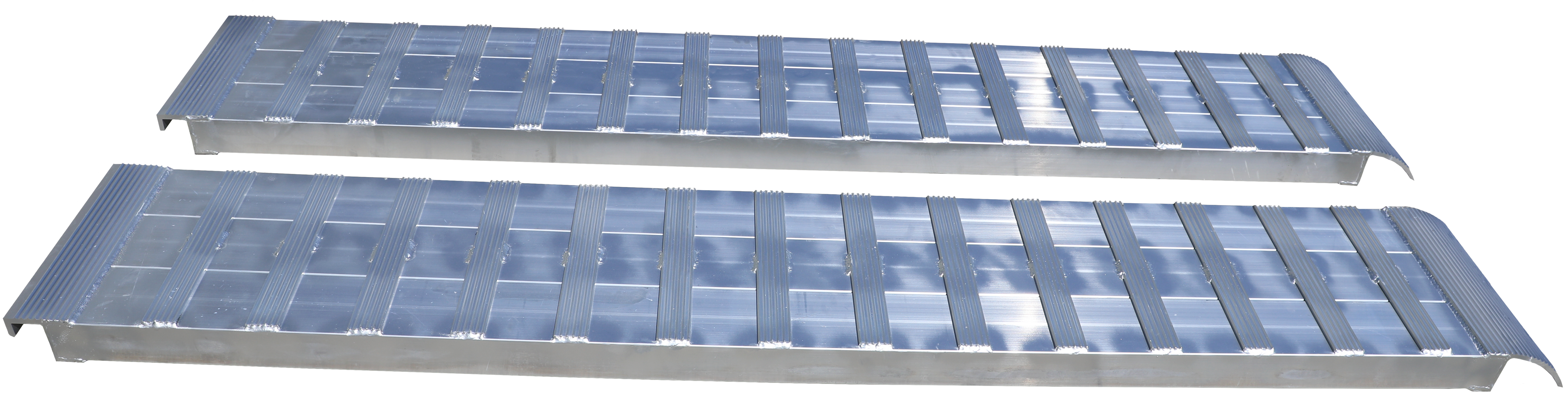 GEN-Y Hitch Aluminum Ramp GH-17072 - Heavy-Duty Silver Aluminum Loading Ramp for Trailers and Vehicles
