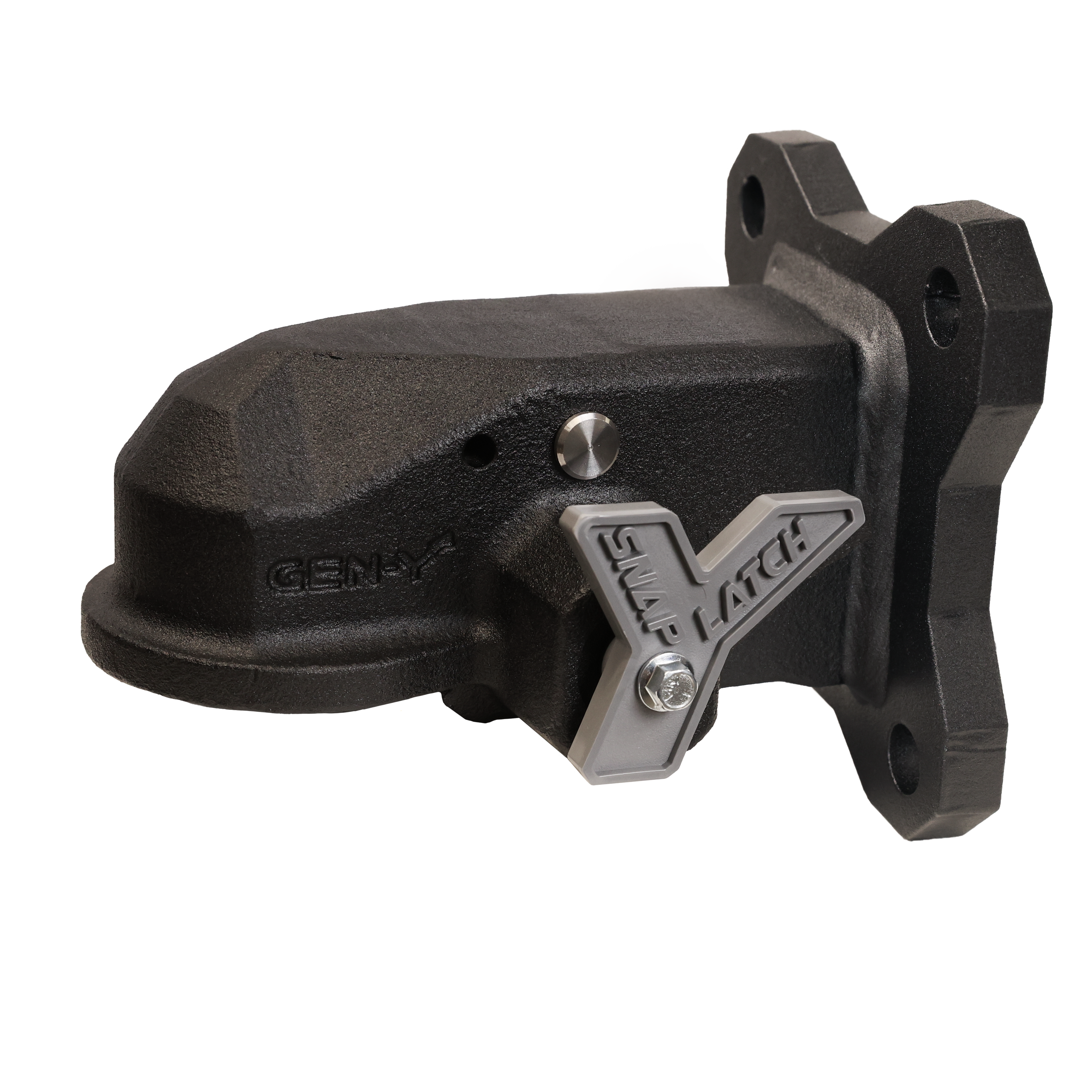 GEN-Y Hitch ADMIRAL Victory Lane SnapLatch Coupler - 20,000 lb Towing Capacity, 2 3/16" Ball Hole, Steel Construction
