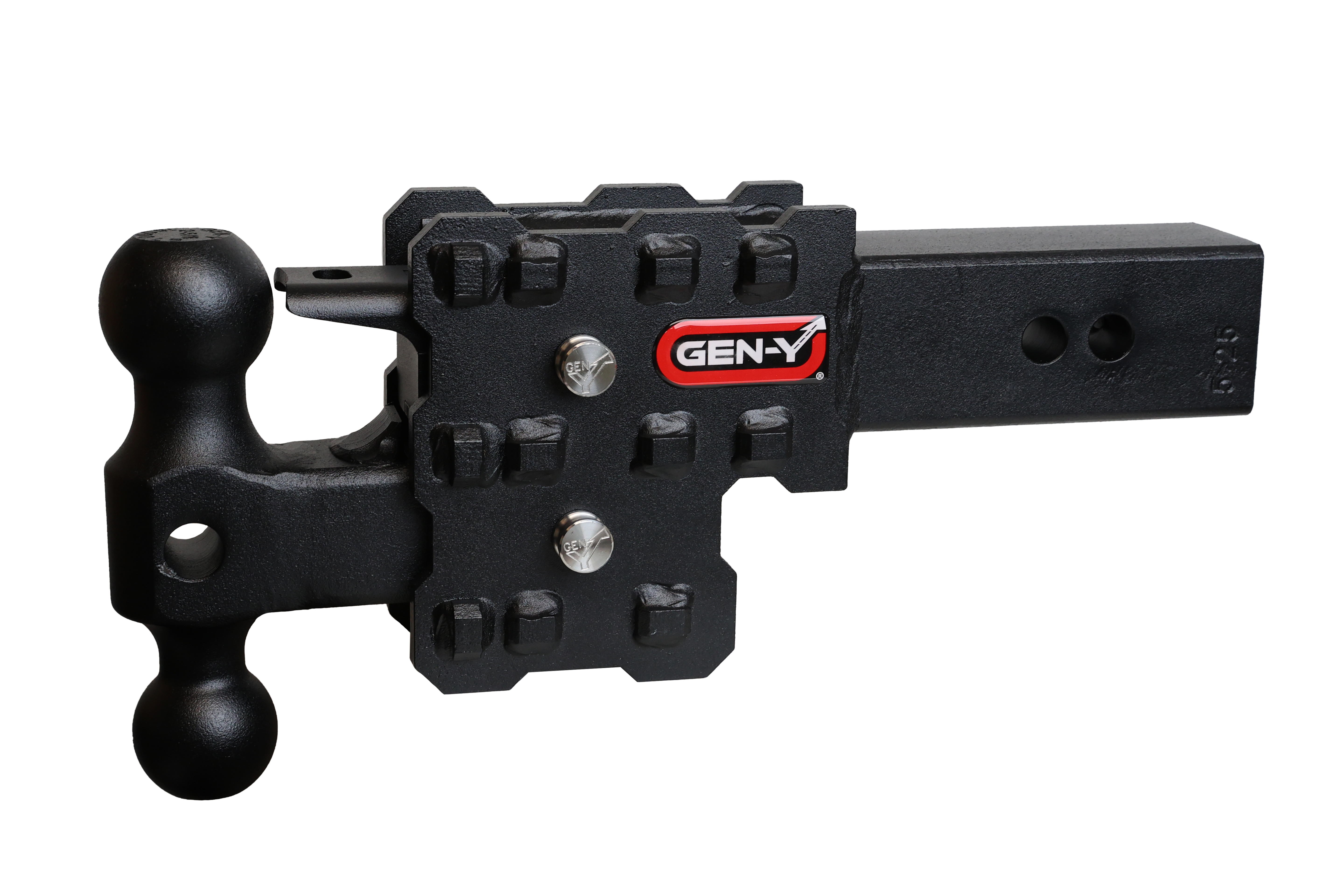 GEN-Y Hitch Phantom-X 2.5-Inch Solid Shank Drop Hitch with 16,000 lb Towing Capacity