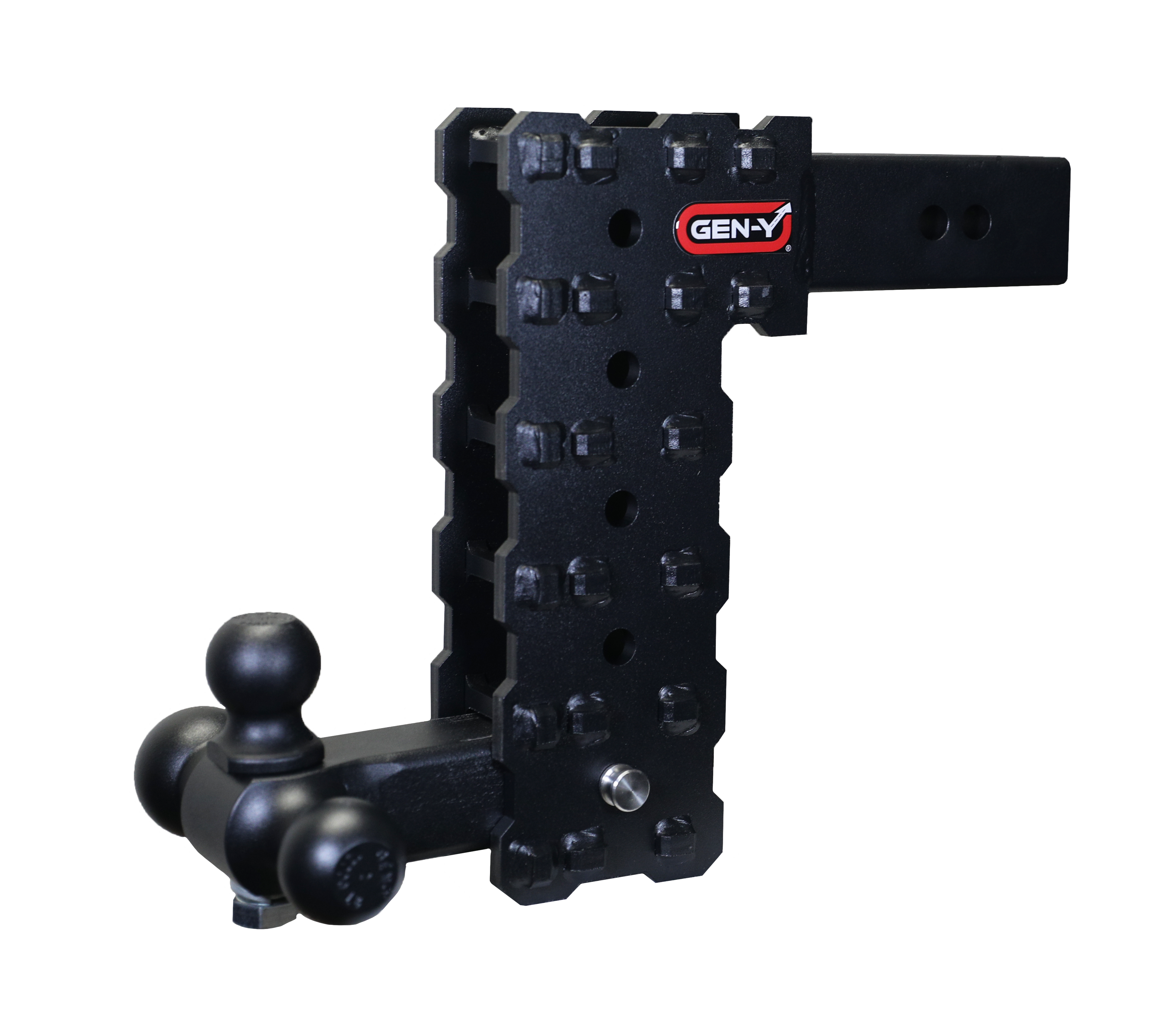 GEN-Y Hitch PHANTOM-X 2.5-Inch Solid Shank Drop Hitch with 10-Inch Drop and 16,000 lbs Towing Capacity