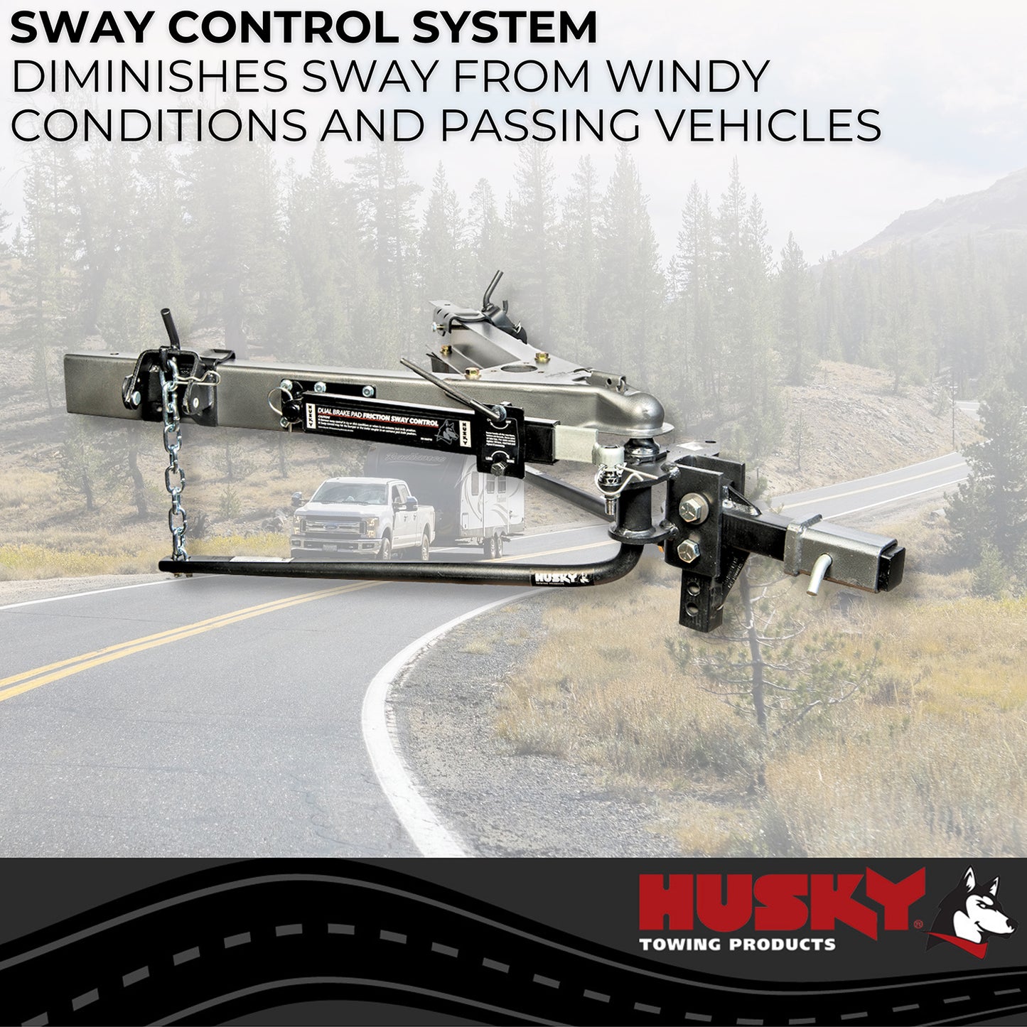 Husky Towing Round Trailer Hitch
