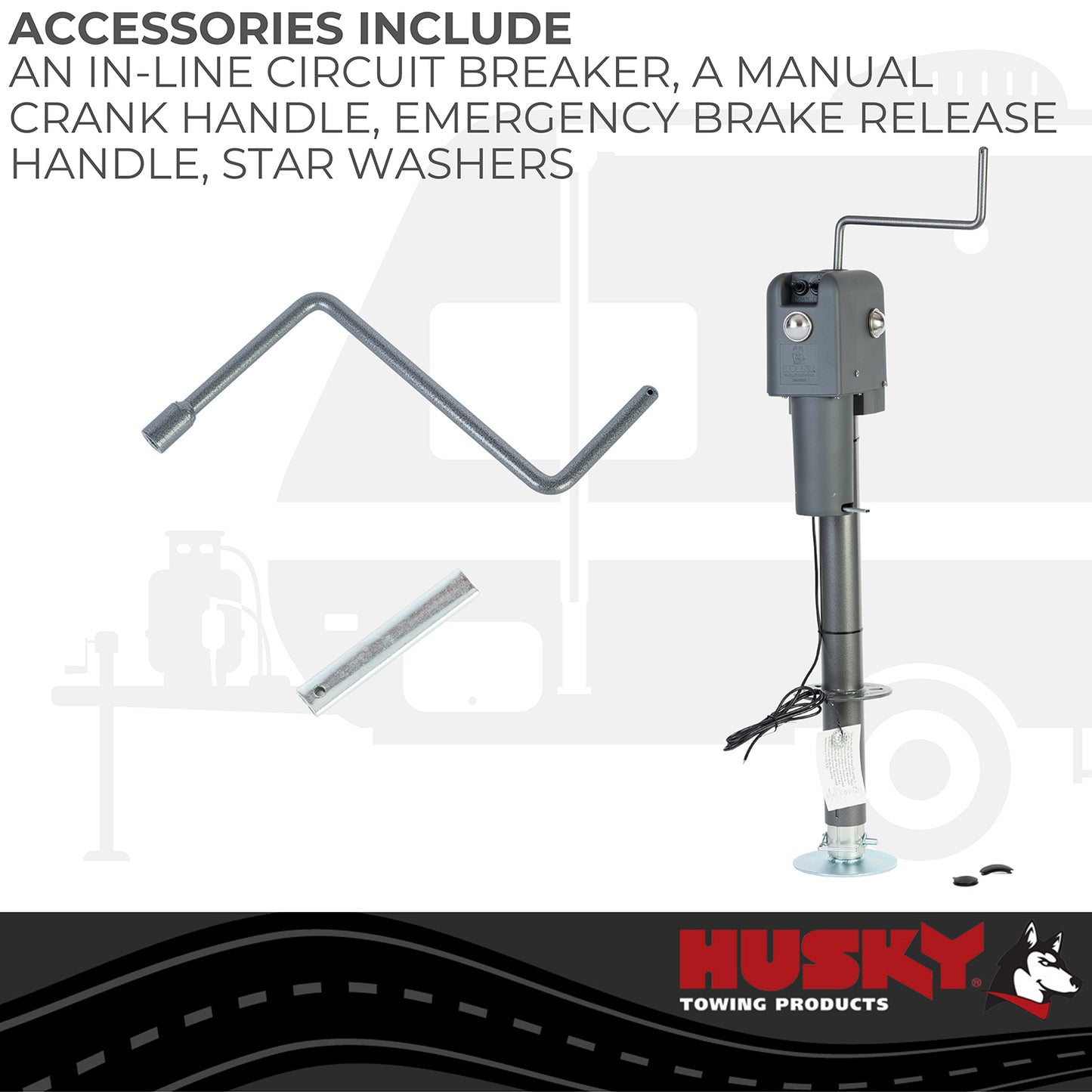 Husky Towing Trailer Jack Tongue Jack