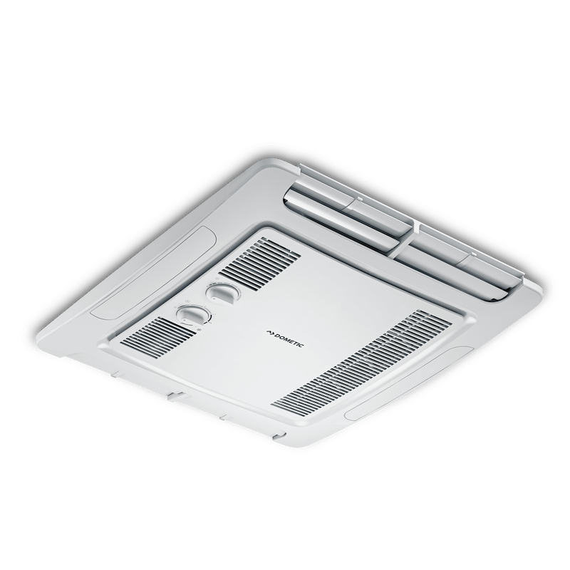 Air Conditioner Ceiling Assembly; FreshJet 3; Use With Dometic FreshJet 3 Series Air Conditioners/ Compatible With Legacy Dometic Air Conditioners; Non-Ducted; Manual; Polar White; Without LED Light