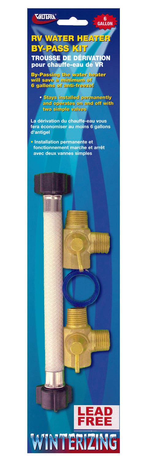 Fresh Water By-Pass; Water Heater Winterizing By-Pass Kit P23503LFVP - RV Water Parts