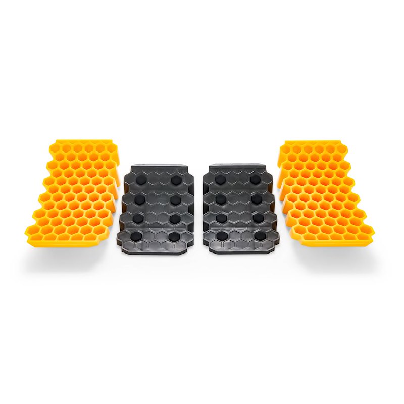 Camco 44425 Curved Leveler and Chock, 2-Pack