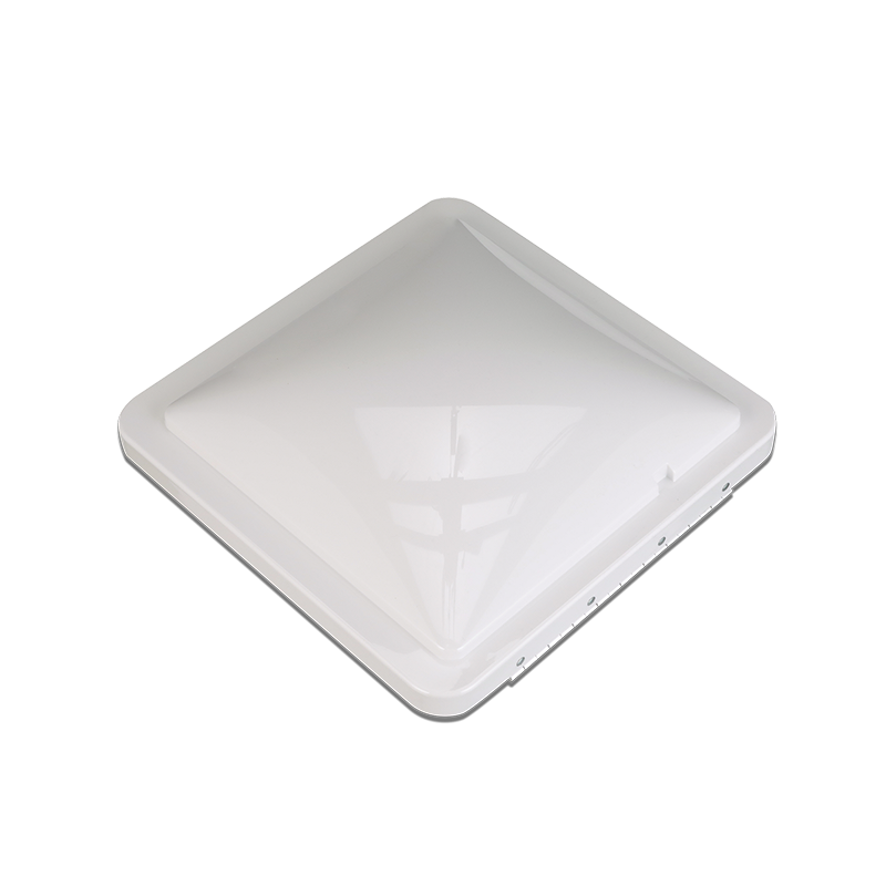Roof Vent Lid; Fan-Tastic ™; Hinge With Rivets; White