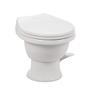 Dometic USA 9610008263 411 Complete RV Toilet with Ceramic Bowl - Low Profile White