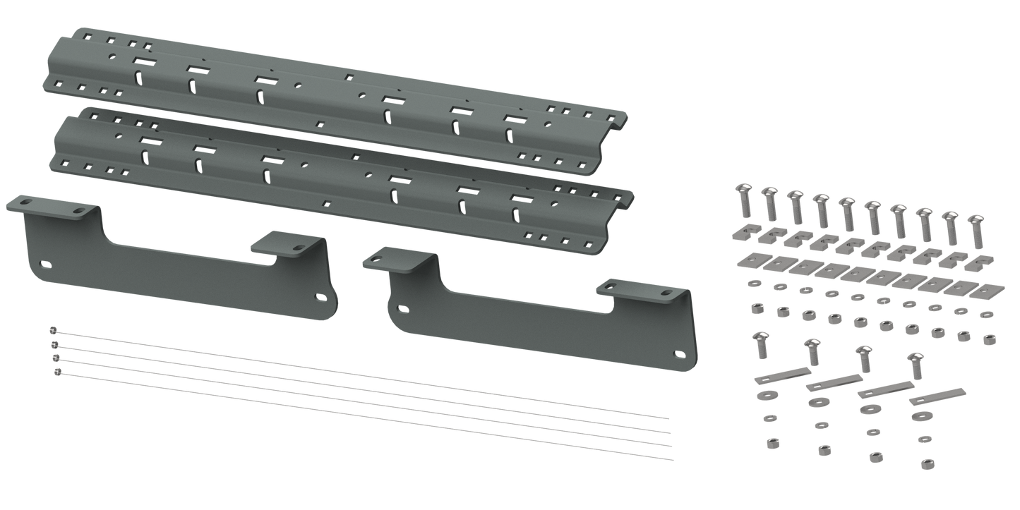 CUSTOM INSTALLATION MOUNTING BRACKET KIT FOR 5TH WHEEL HITCH