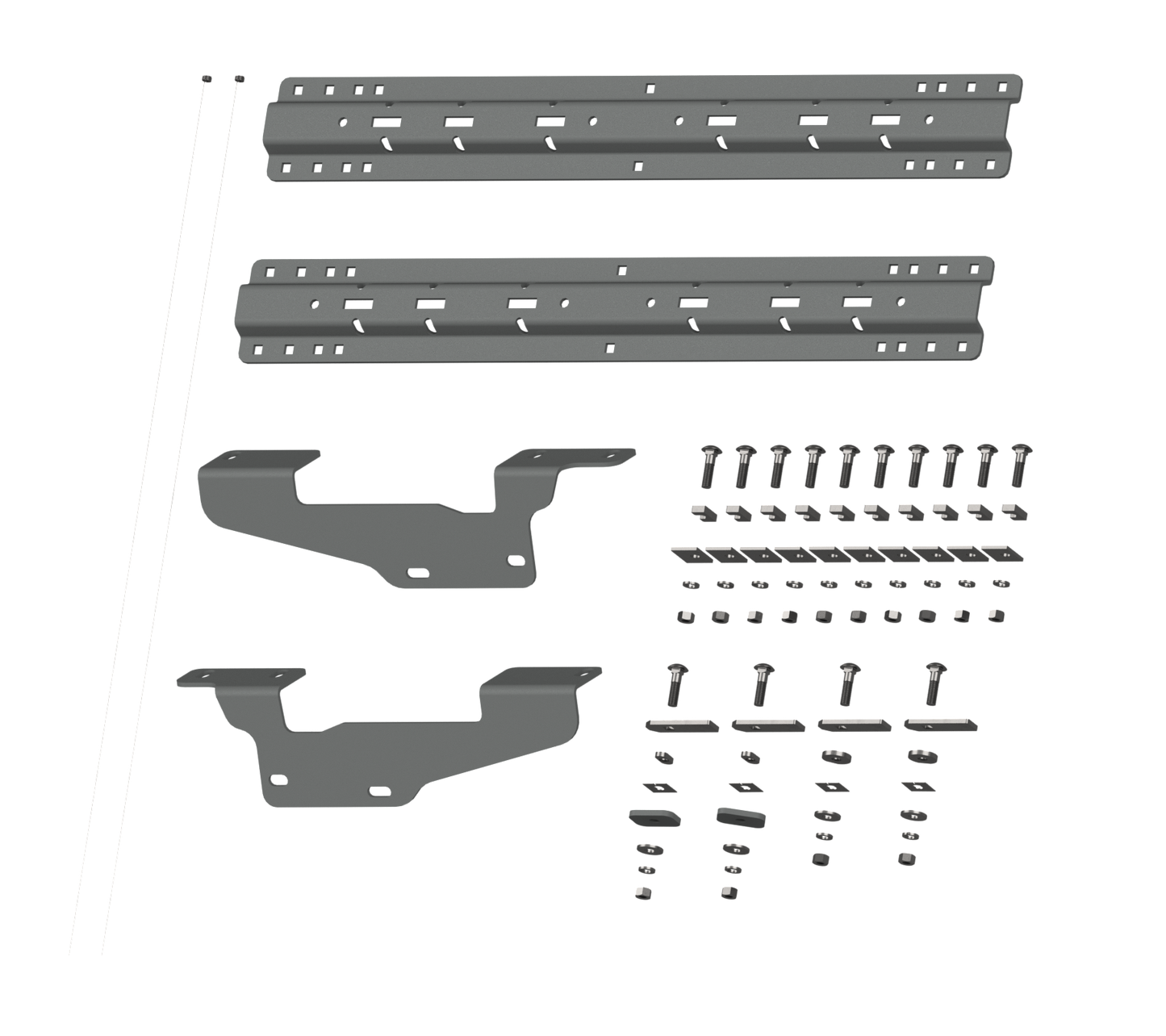 CUSTOM INSTALLATION MOUNTING BRACKET KIT FOR 5TH WHEEL HITCH