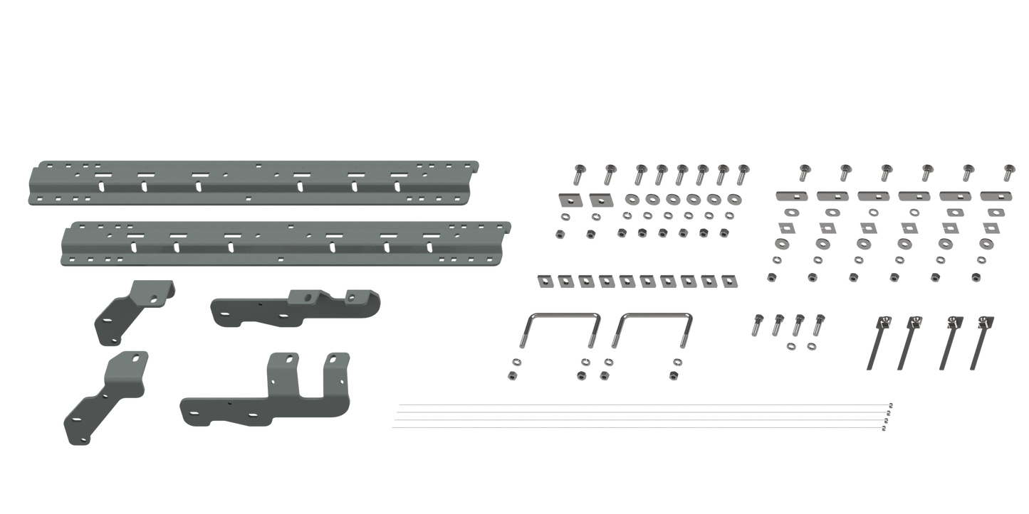 CUSTOM INSTALLATION MOUNTING BRACKET KIT FOR 5TH WHEEL HITCH