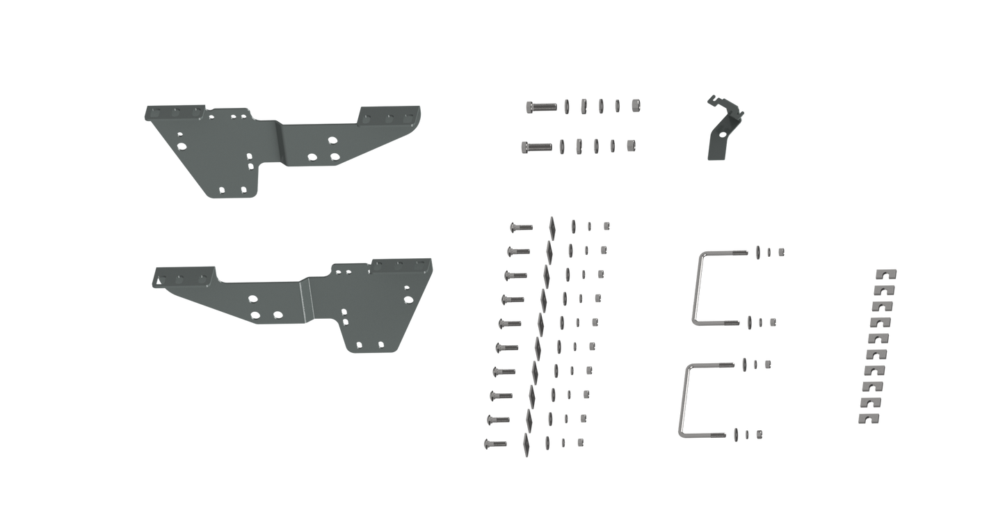 RVR2500 CUSTOM INSTALLATION KIT FOR UNIVERSAL MOUNTING RAILS FOR SOME GM TRUCKS