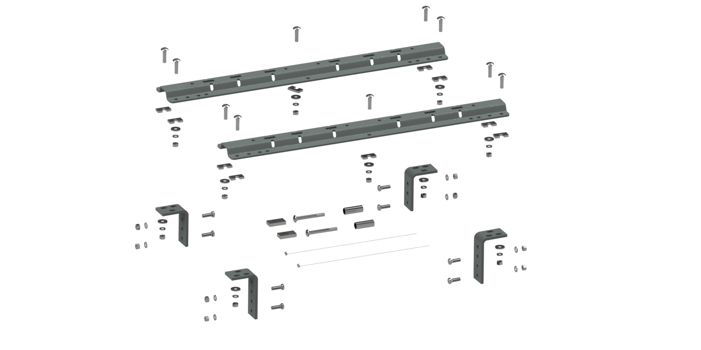 RVR3200 UNIVERSAL MOUNTING RAILS FOR 5TH WHEEL HITCHES