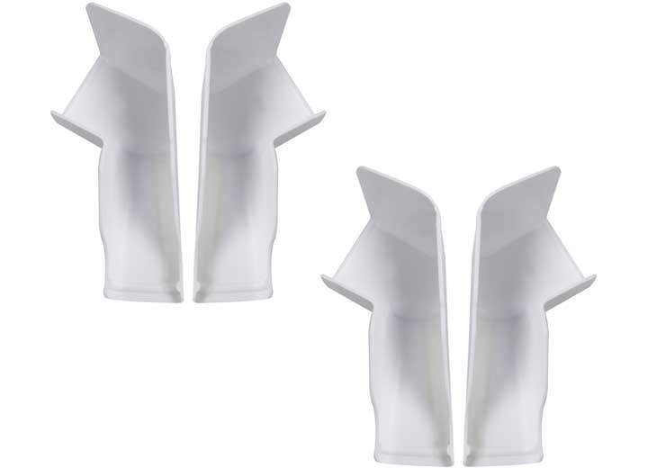 RV Pro Gutter Spout - White - 4 Pack RVP191900