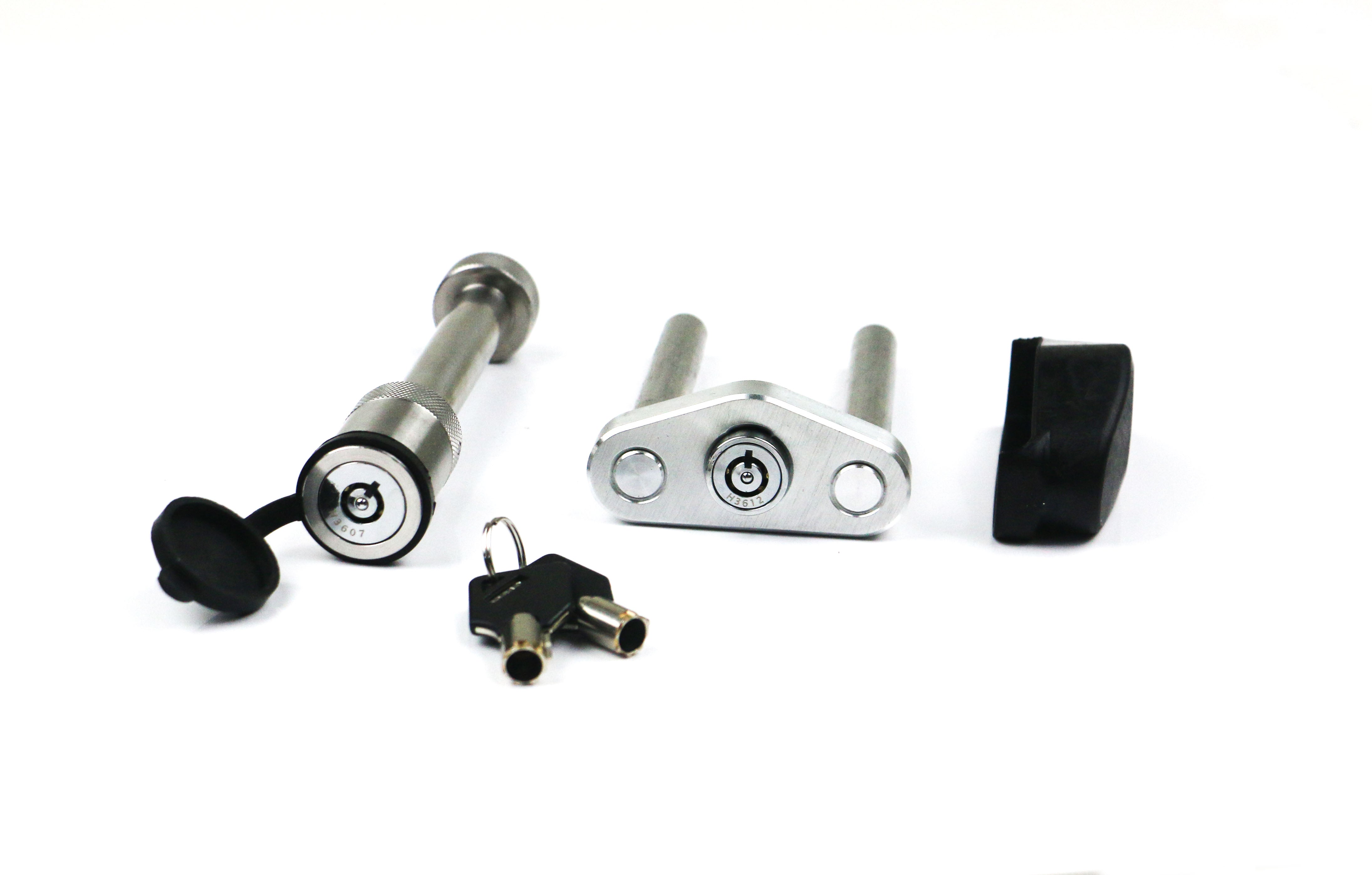 Weigh Safe WS06 Dual Pin Lock Plate with Key Assembly – Hitch Locking Pin, Keyed Alike