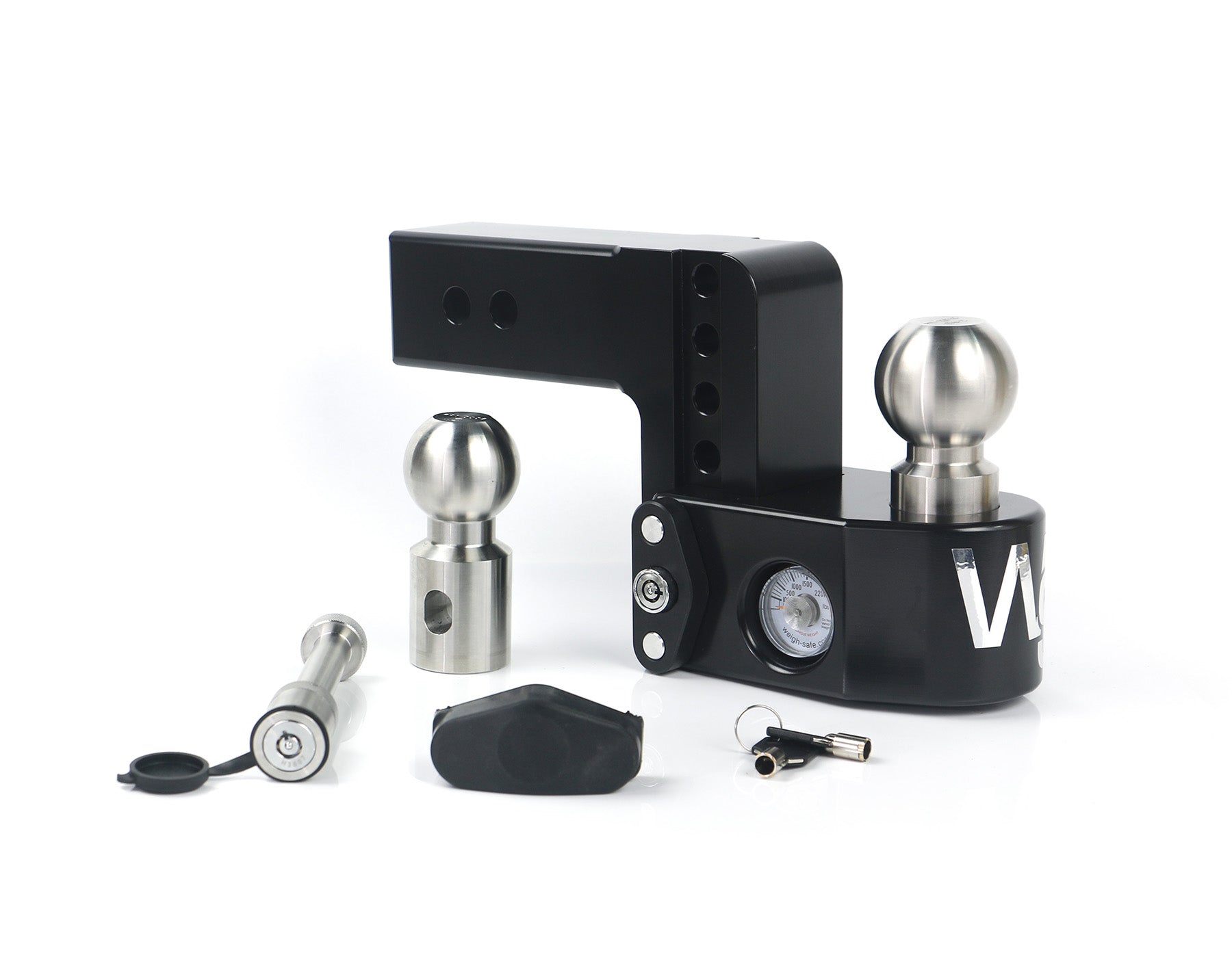Weigh Safe Cerakoted 4-Inch Drop Hitch with 2.5-Inch Shank and Keyed Alike WS05 by Weigh Safe
