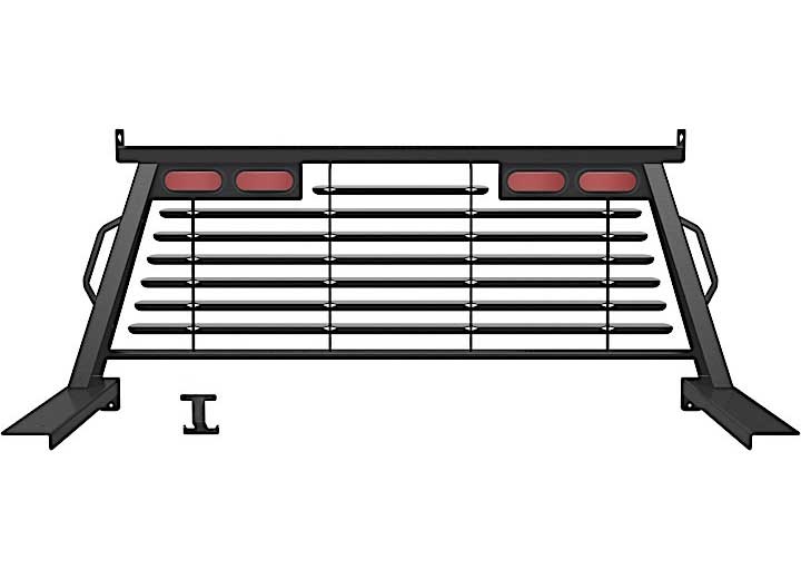 B & W Trailer Hitches 99 - 16 F250/F350/F450 Cab Protector in Black - Imex RV And Auto Parts