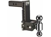 B & W Trailer Hitches Black Tow & Stow 10 Inch Model with 7 Inch Drop and 7.5 Inch Rise, Includes 2 and 2 5/16 Inch Balls - Imex RV And Auto Parts