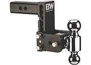 B & W Trailer Hitches Black Tow & Stow 8-In Model with Drop and Rise - 1 7/8 & 2-In Balls - Imex RV And Auto Parts