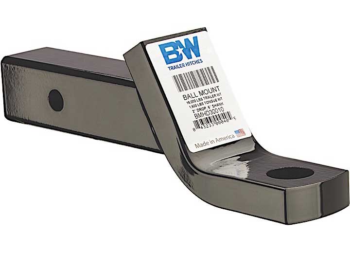 B & W Trailer Hitches BMHD30010 16K Ball Mount with 2 - Inch Drop and 6 - Inch Shank - Imex RV And Auto Parts