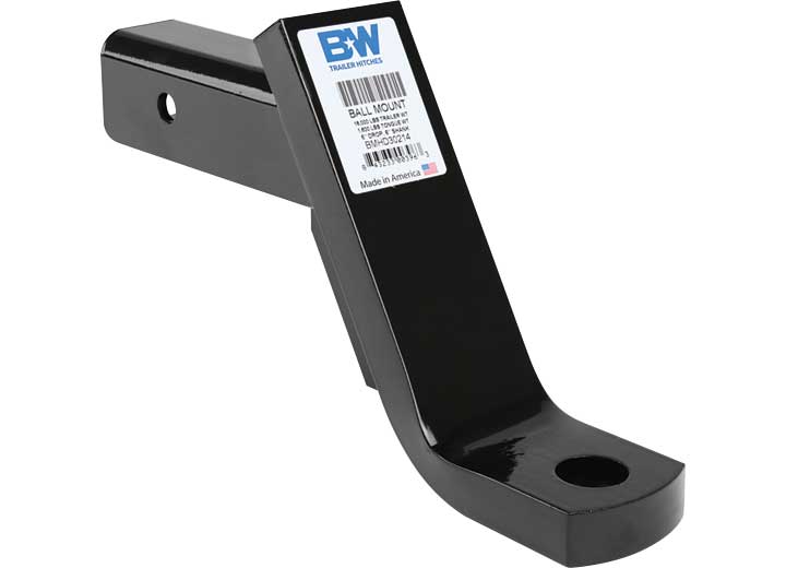 B & W Trailer Hitches BMHD30214 16K Ball Mount for 2.5 in/3 in Receiver Openings with 6 in Drop and Shank - Imex RV And Auto Parts