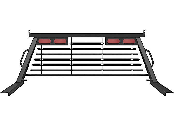 B & W Trailer Hitches PUCP7522BA Ram 1500/2500/3500 Cab Protector in Black - Imex RV And Auto Parts