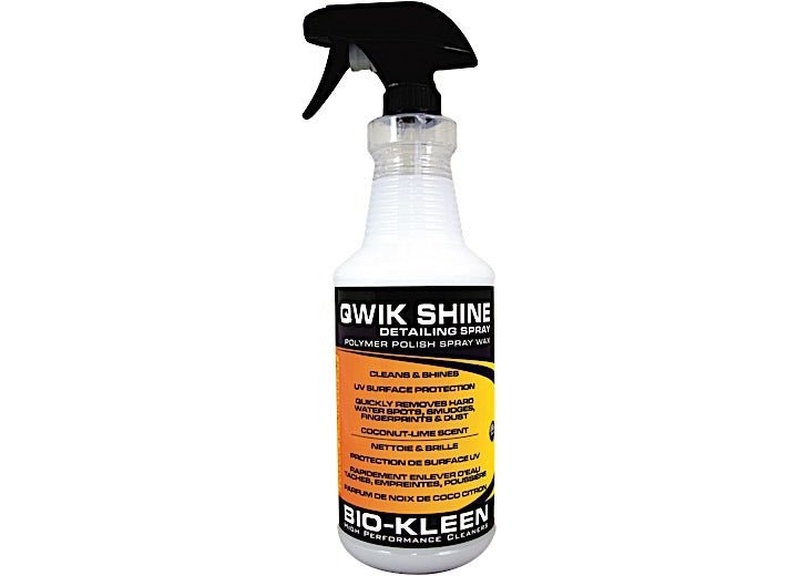 Bio - Kleen M00907 Biokleen Qwik Shine 32 oz - Multi - Surface Cleaner and Polish - Imex RV And Auto Parts
