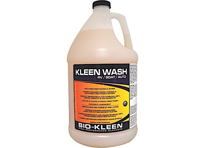 Bio - Kleen M02509 Kleen Wash 1 Gal - Eco - Friendly Heavy - Duty Cleaner - Imex RV And Auto Parts