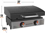 Blackstone Original 22-Inch Omnivore Stainless Front Panel Tabletop Griddle - Model 2205 - Imex RV And Auto Parts