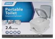 Camco Portable Toilet 2.6 Gallon Model 41531 for RV, Camping, and Travel - Imex RV And Auto Parts
