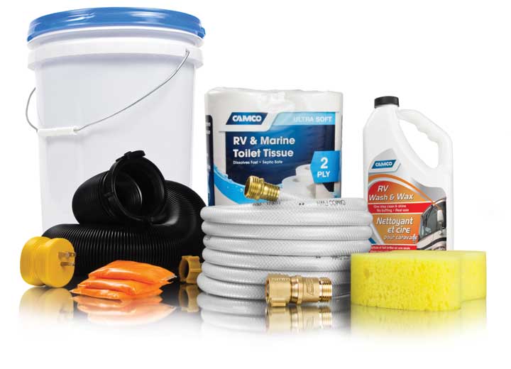 Camco RV Starter Kit Bucket Level 8 - 44762 - Imex RV And Auto Parts