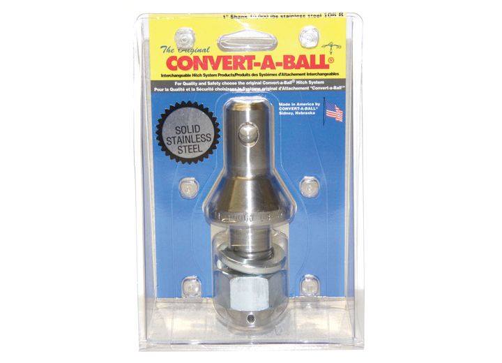Convert-A-Ball 106B 1-Inch Stainless Steel Shank for Trailers