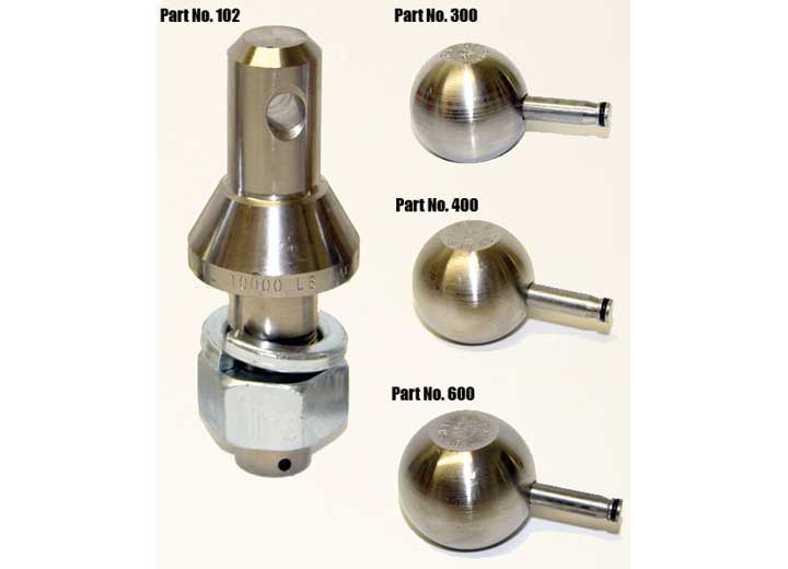 Convert-A-Ball CDC900 1-Inch Shank 3-Ball Set with 7/8 Inch, 2 Inch & 2 5/16 Inch Balls