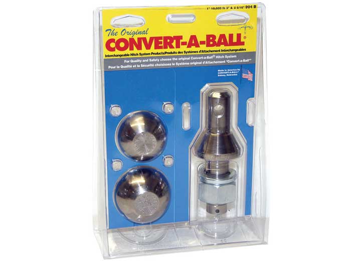 Convert-A-Ball 904B Chrome Trailer Hitch Ball with 2 5/16-Inch Diameter
