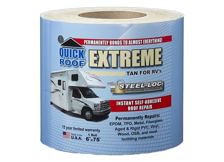 Cofair Products Inc UBE675 Quick Roof E X Treme for RVs, 6 Inch x 75 Feet - Imex RV And Auto Parts