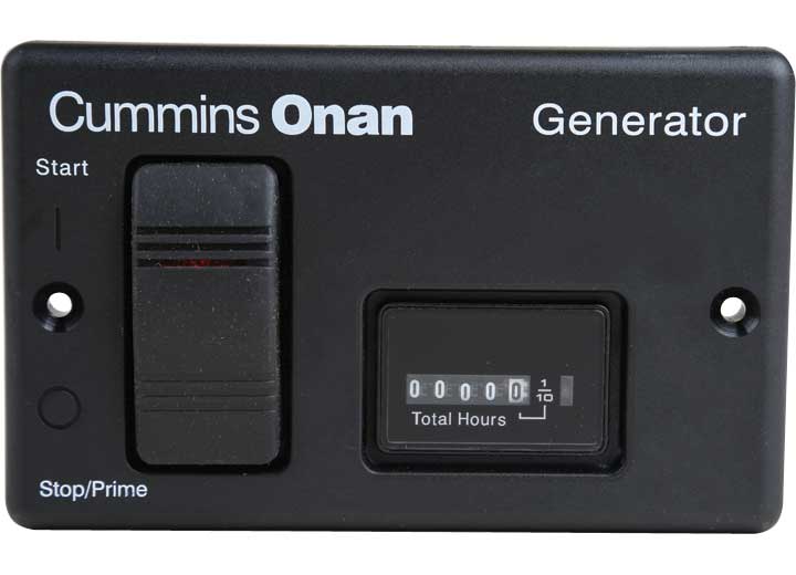 Cummins/Onan Deluxe Remote Start Panel with Hour Meter for 3.67 kW RV Generators (Part Number 300 - 5332) - Imex RV And Auto Parts