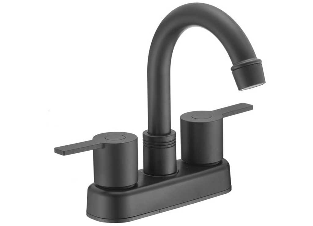 Dura Faucet DFTDF-PB155M-MB Modern Arc Spout Rv Bar Faucet in Matte Black