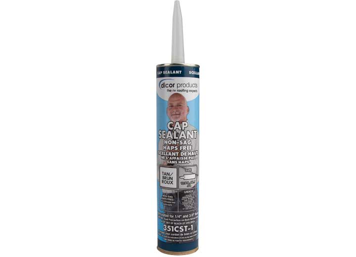 Dicor 351CST - 1 Tan Cap Sealant in Tube for RV and Marine Applications - Imex RV And Auto Parts