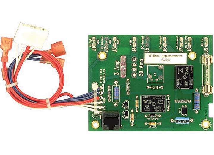 Dinosaur Electronics Norcold Refrigerator Replacement Board P/N 618661 - 2 - Way - Imex RV And Auto Parts