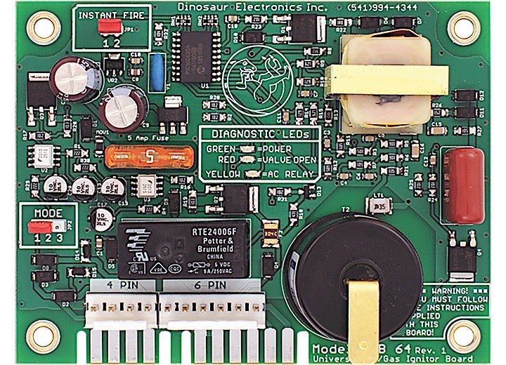 Dinosaur Electronics UIB 64 Universal Ignitor Board for Atwood AC and Gas Water Heaters - Imex RV And Auto Parts