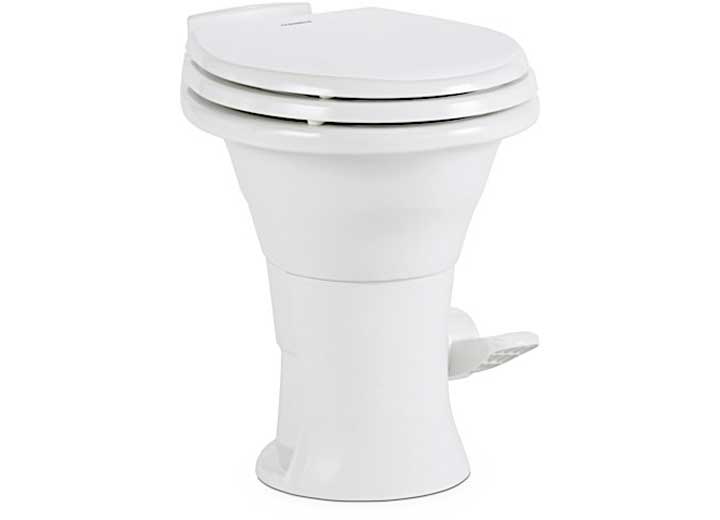 Dometic USA 9610008276 400 Essential RV Toilet with Plastic Bowl, Standard Height, Bone Finish